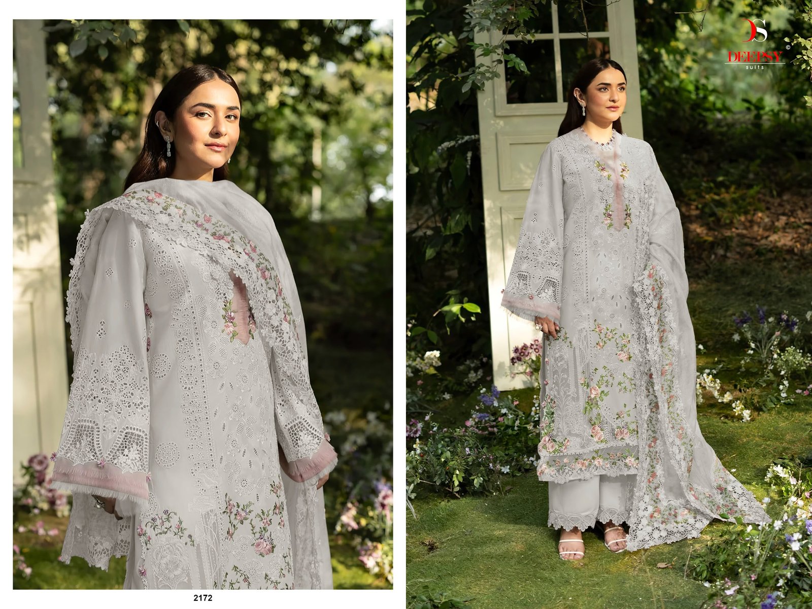 ELAF PREMIUM 9 LUXURY LAWN BY DEEPSY SUITS (Cotton Dupatta) - Image 8