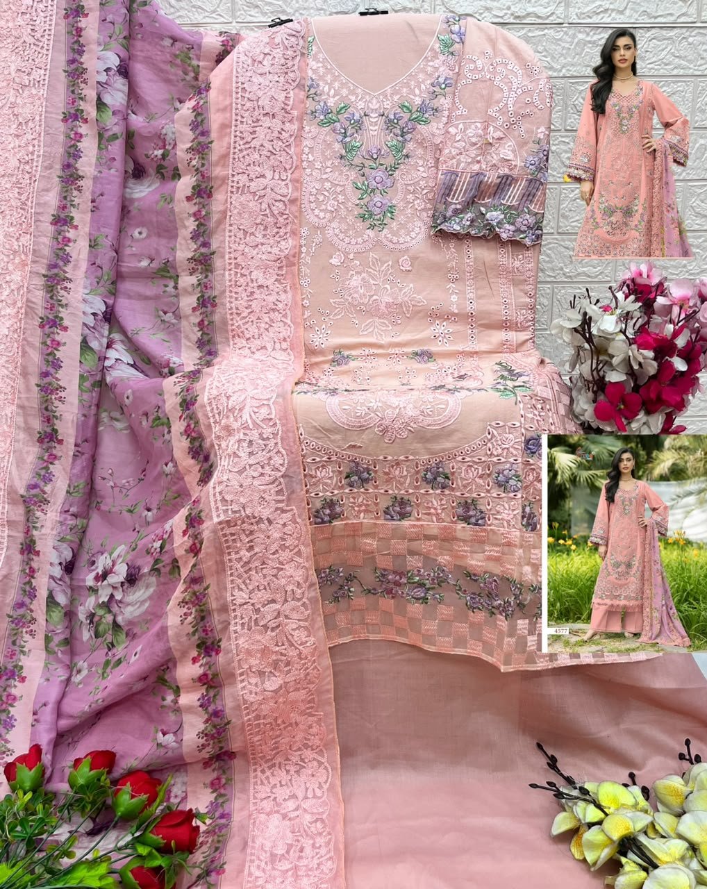 ELAF PREMIUM COLOUR COLLECTION VOL 1 SHREE (Cotton Dupatta) - Image 10