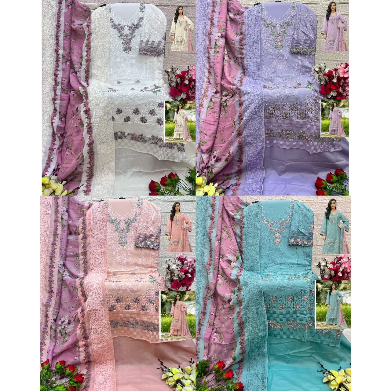 ELAF PREMIUM COLOUR COLLECTION VOL 1 SHREE (Cotton Dupatta) - Image 7