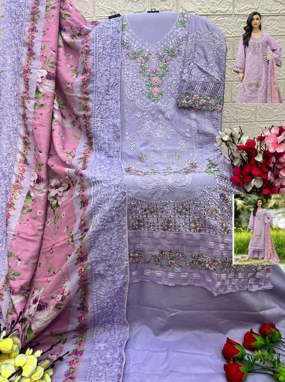 ELAF PREMIUM COLOUR COLLECTION VOL 1 SHREE (Cotton Dupatta) - Image 9