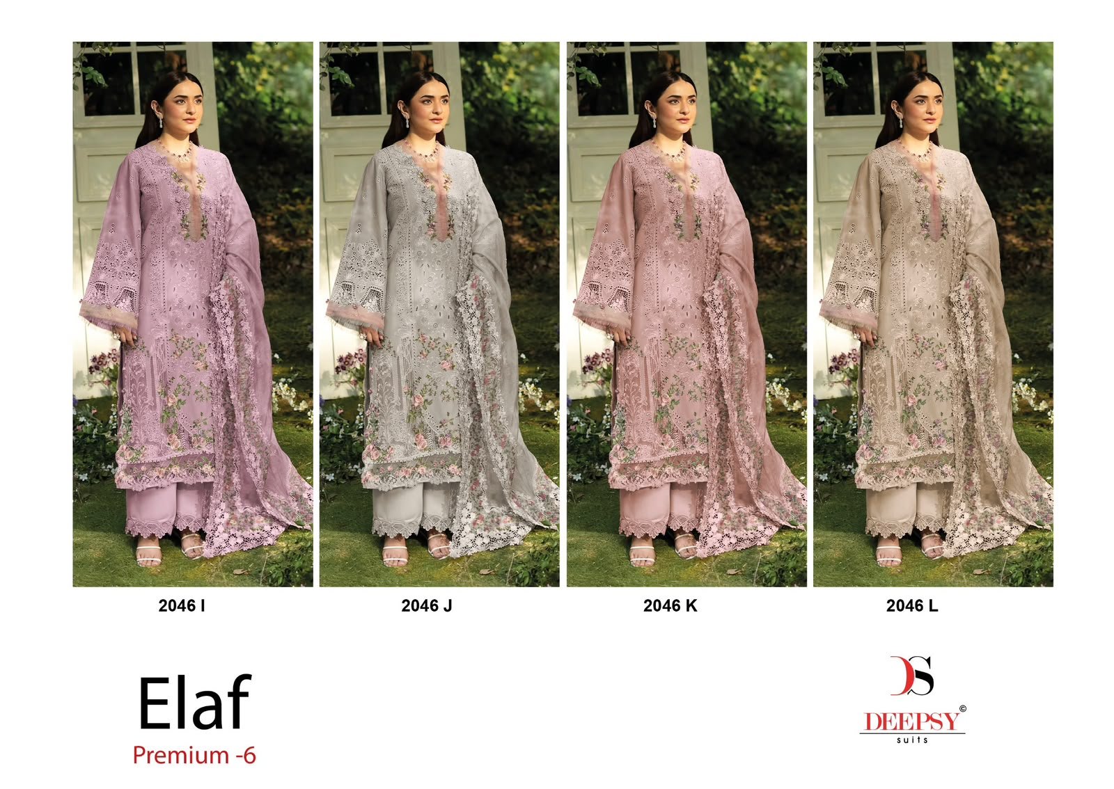 ELAF PREMIUM LUXURY LAWN BY DEEPSY SUITS 2046 IJKL