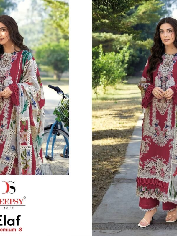 ELAF PREMIUM LUXURY LAWN BY DEEPSY SUITS 2124 ABCD