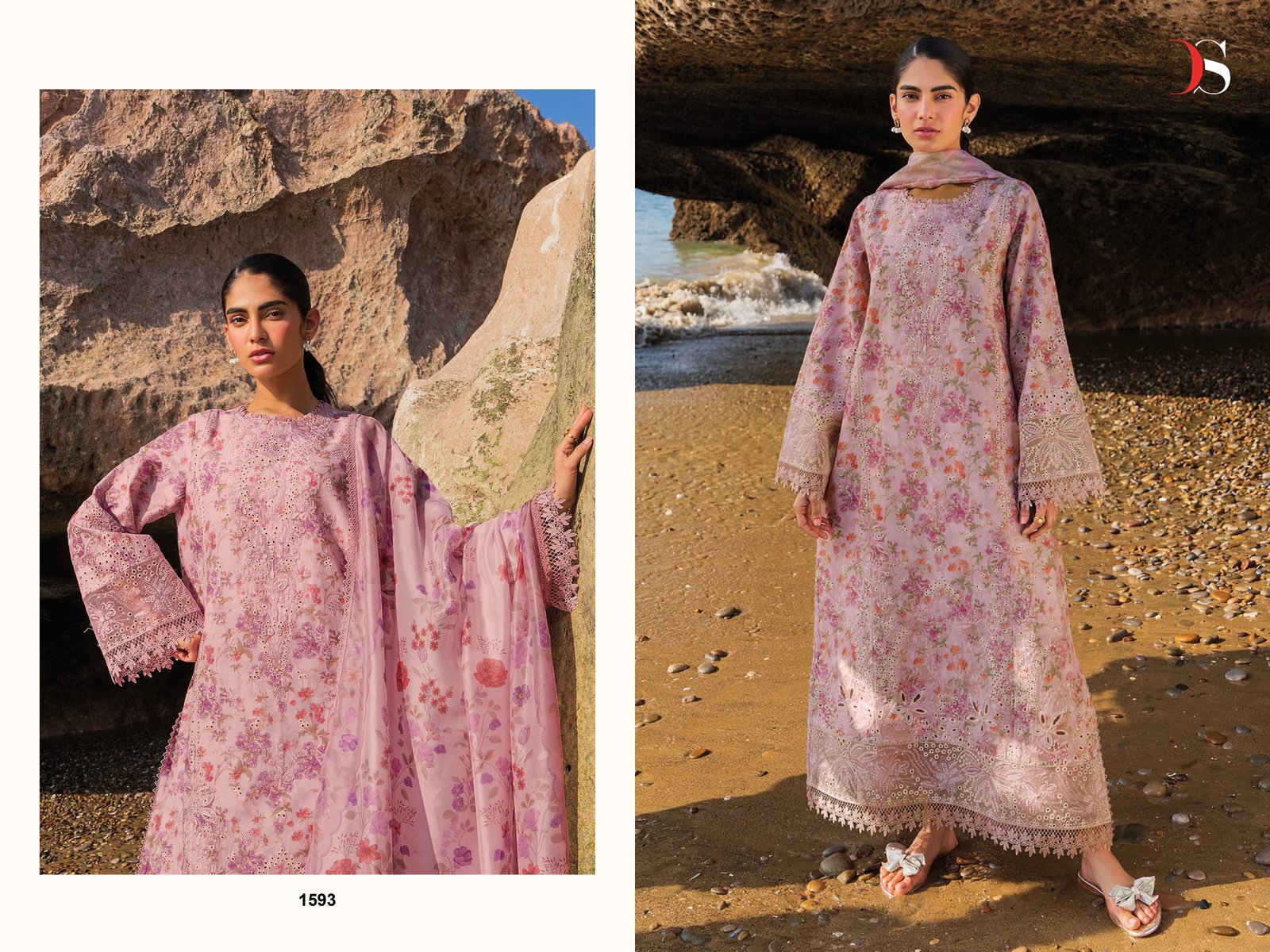 JADE PREMIUM 4 DEEPSY SUITS (chiffon Dupatta) - Image 10