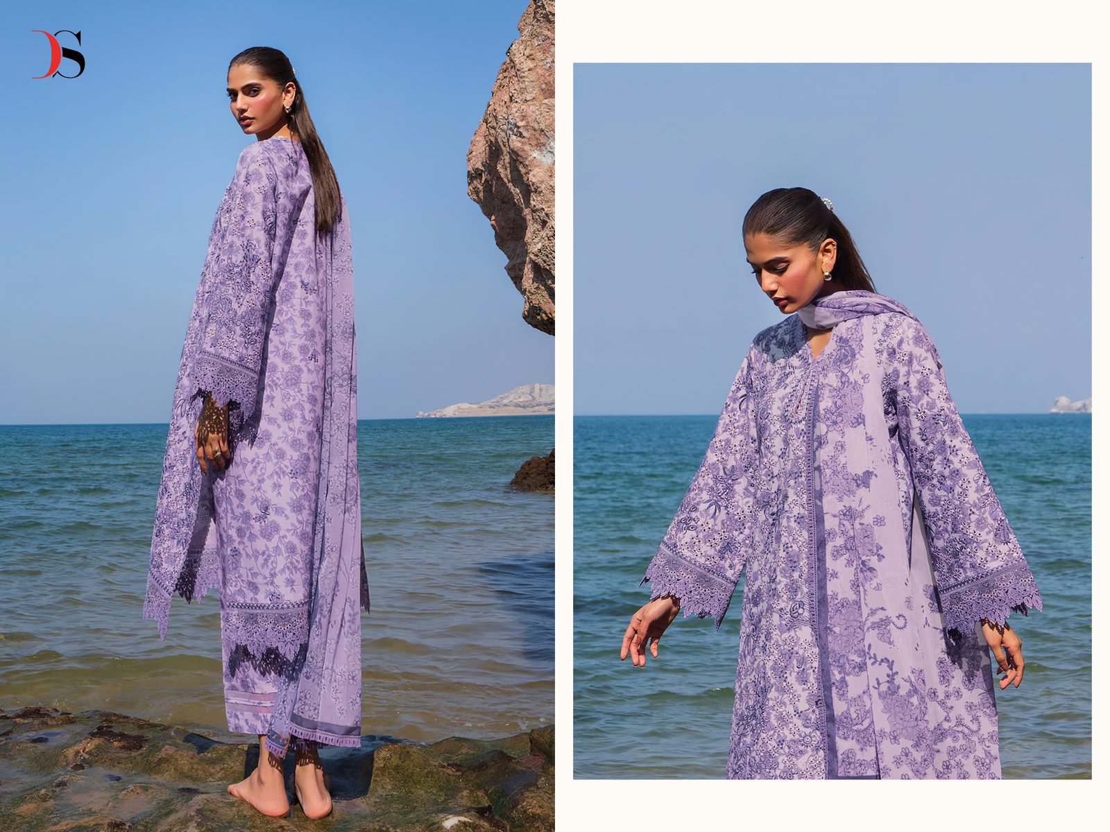 JADE PREMIUM 4 DEEPSY SUITS (chiffon Dupatta) - Image 11