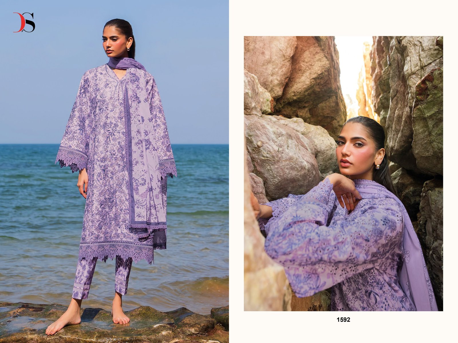 JADE PREMIUM 4 DEEPSY SUITS (chiffon Dupatta) - Image 12