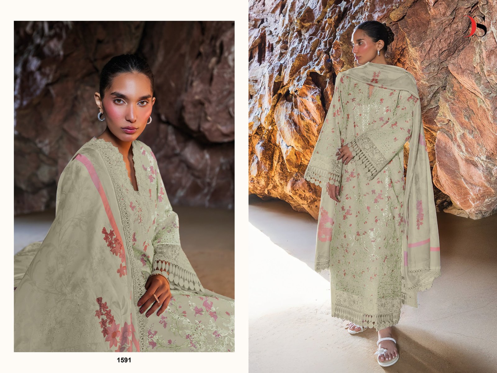 JADE PREMIUM 4 DEEPSY SUITS (chiffon Dupatta) - Image 13