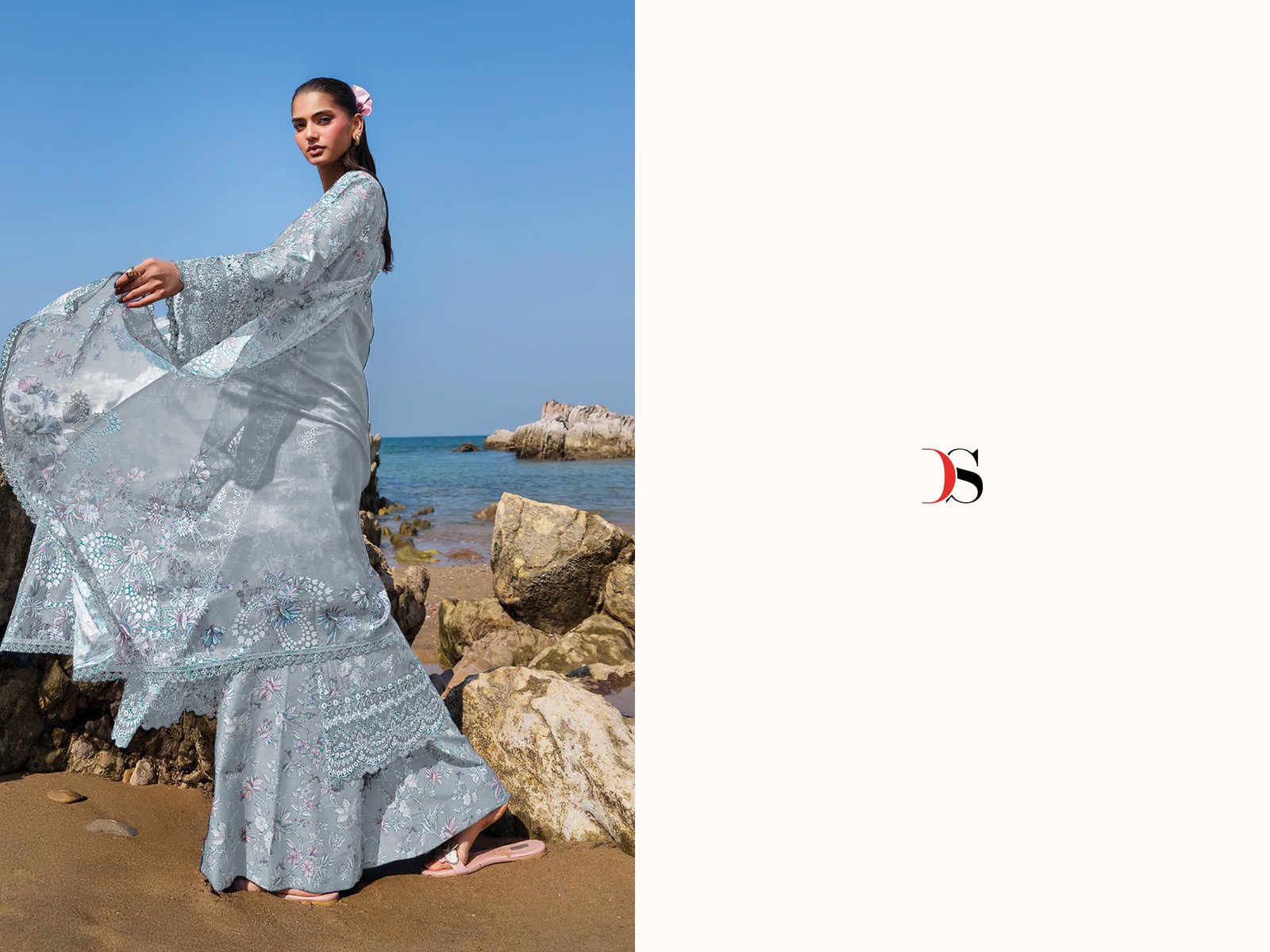 JADE PREMIUM 4 DEEPSY SUITS (chiffon Dupatta) - Image 7