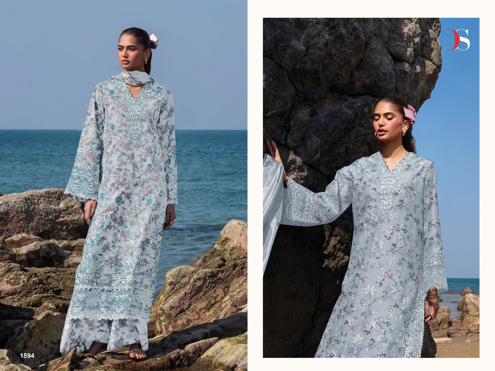 JADE PREMIUM 4 DEEPSY SUITS (chiffon Dupatta) - Image 8
