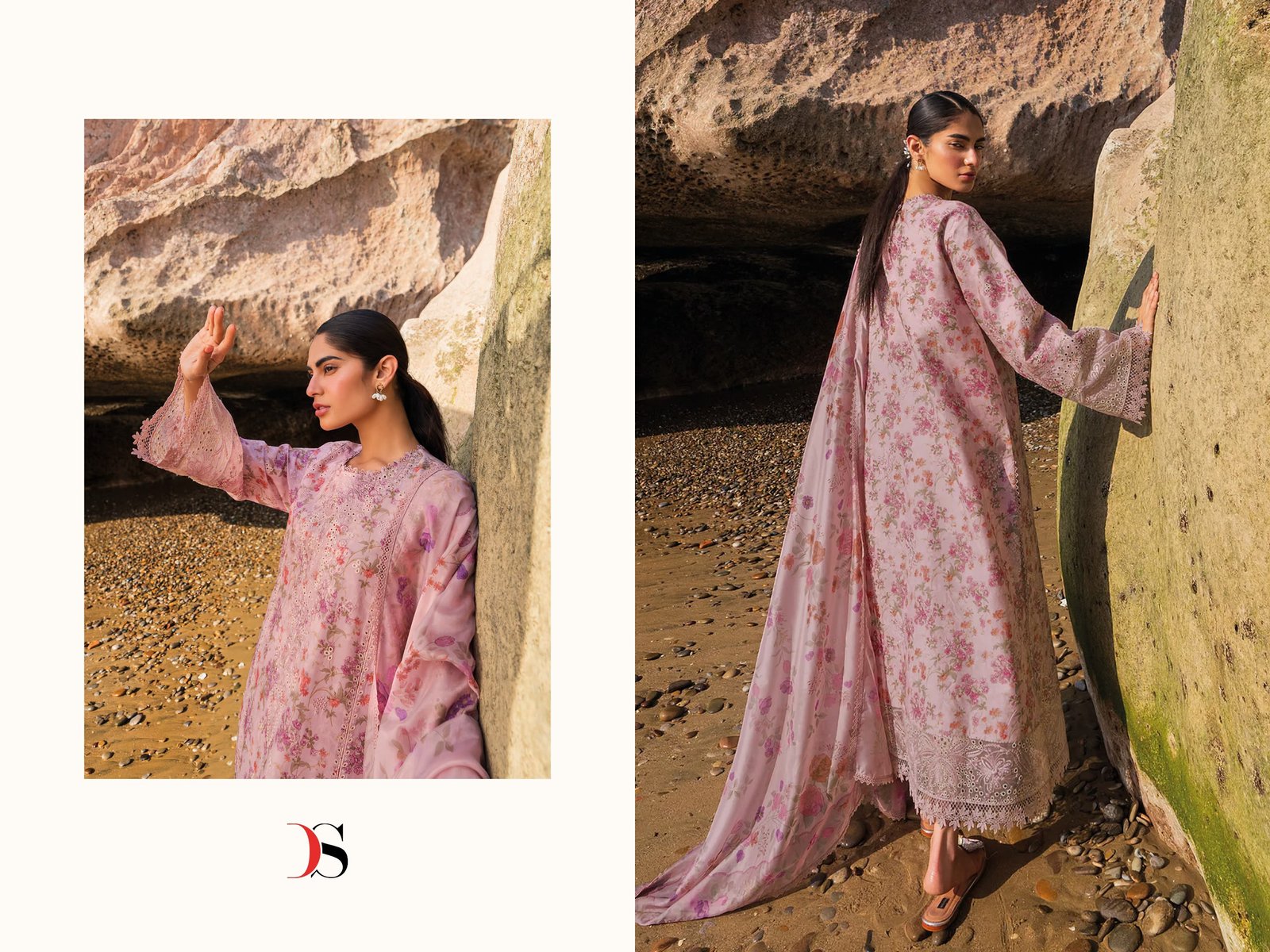 JADE PREMIUM 4 DEEPSY SUITS (chiffon Dupatta) - Image 9