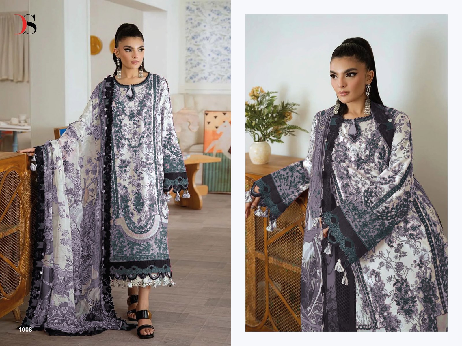JADE PREMIUM 5 DEEPSY SUITS (cotton Dupatta) - Image 11