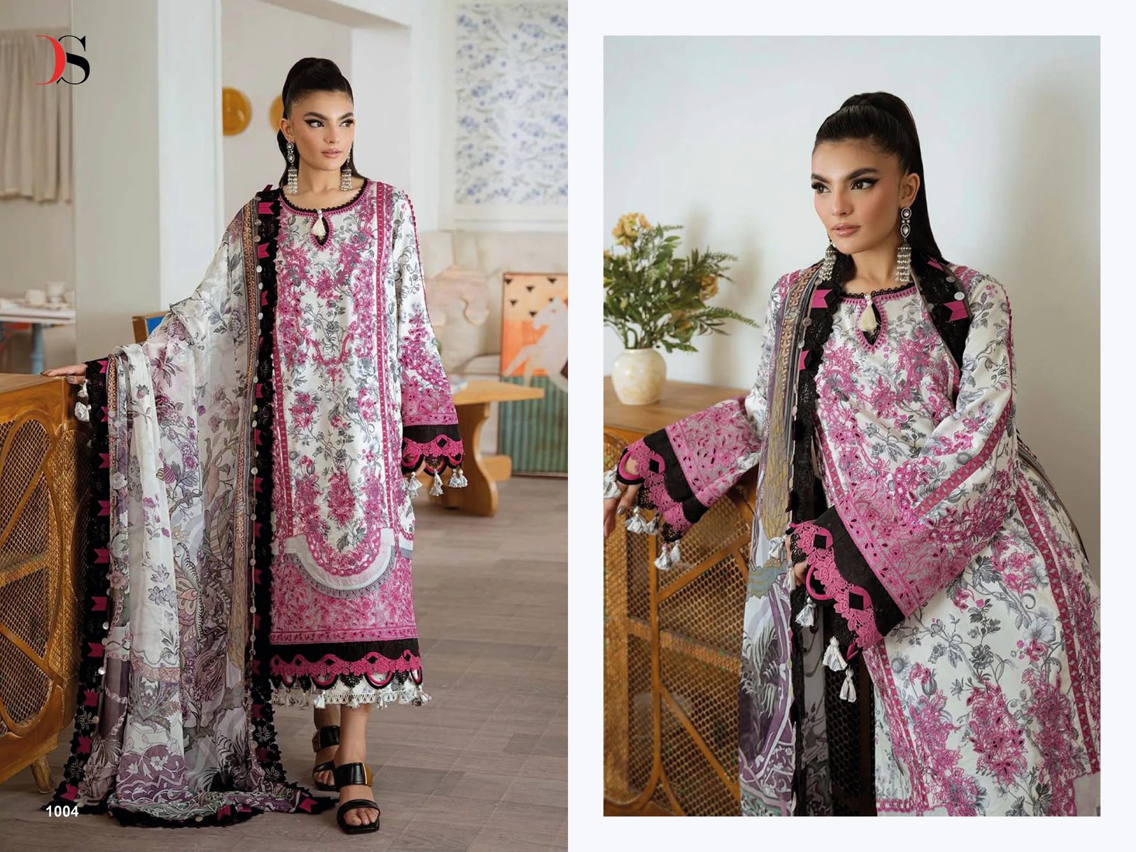 JADE PREMIUM 5 DEEPSY SUITS (cotton Dupatta) - Image 12