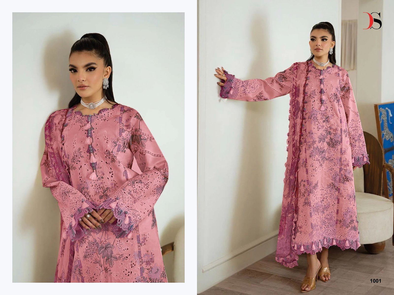 JADE PREMIUM 5 DEEPSY SUITS (cotton Dupatta) - Image 18