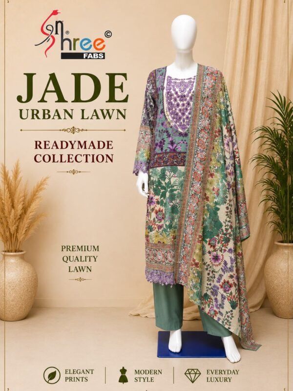 JADE URBAN LAWN READYMADE SHREE