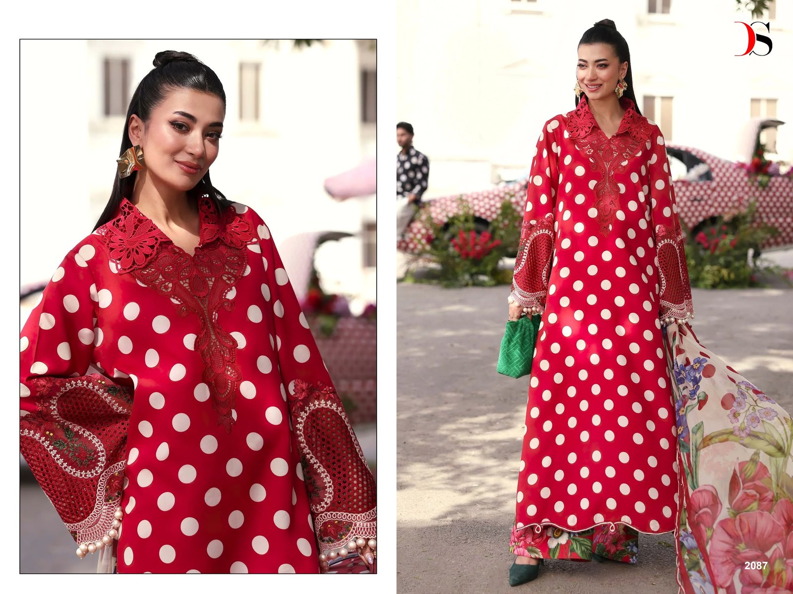 MARIA B MPRINT 25-7 NX BY DEEPSY SUITS (Chiffon Dupatta) - Image 14