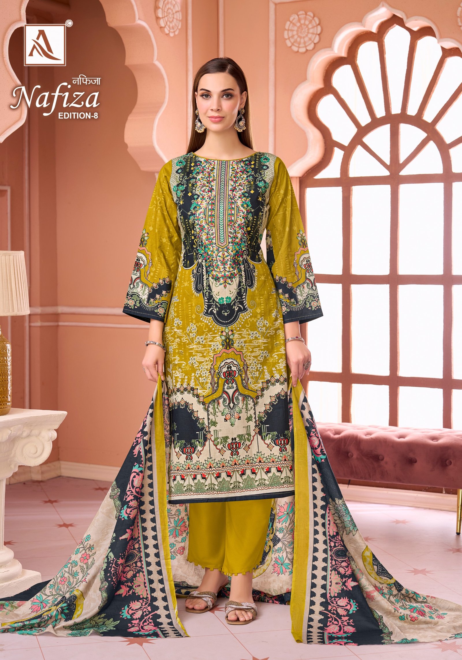 NAFIZA 8 ALOK (Cotton Dupatta) - Image 10