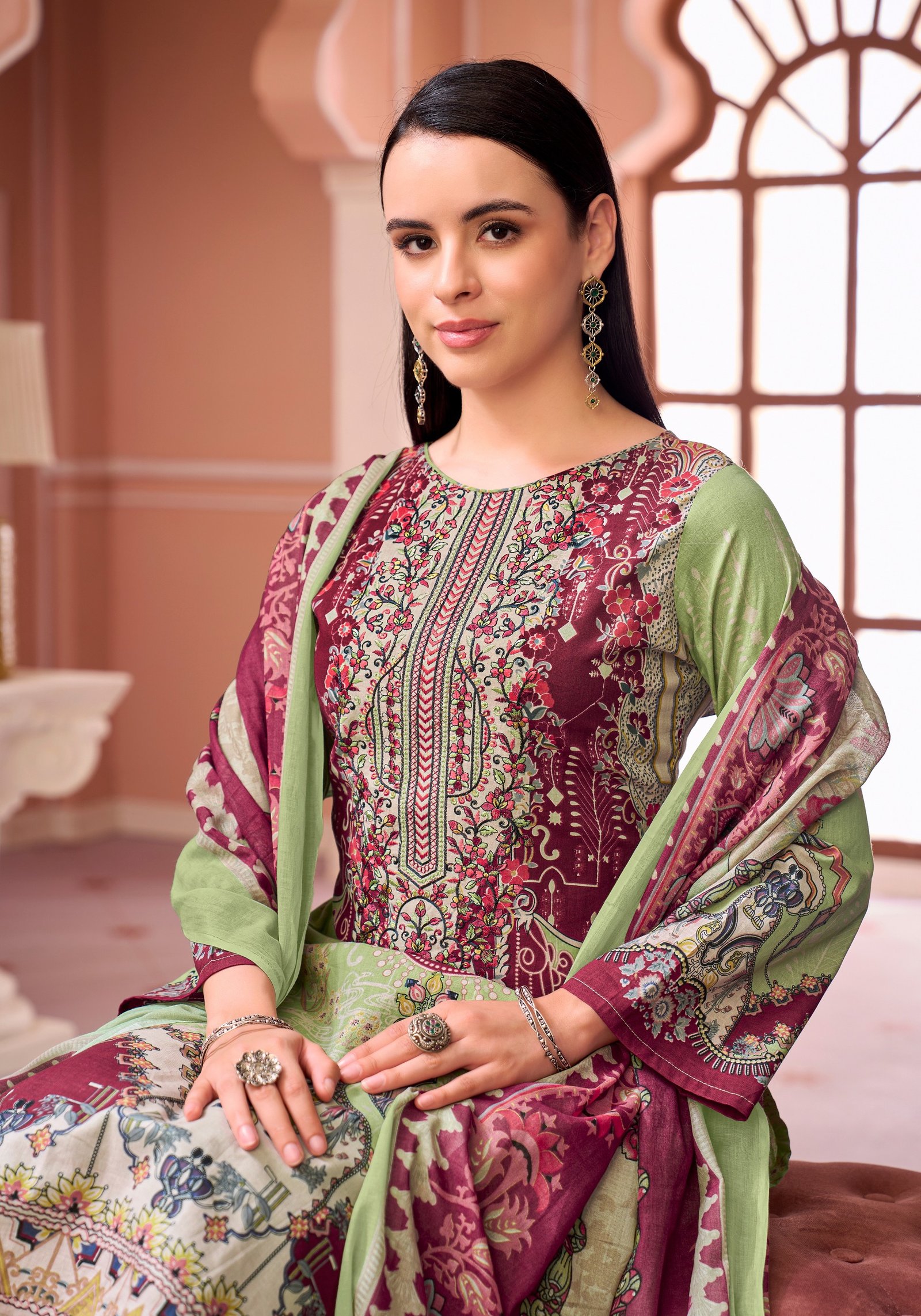NAFIZA 8 ALOK (Cotton Dupatta) - Image 3