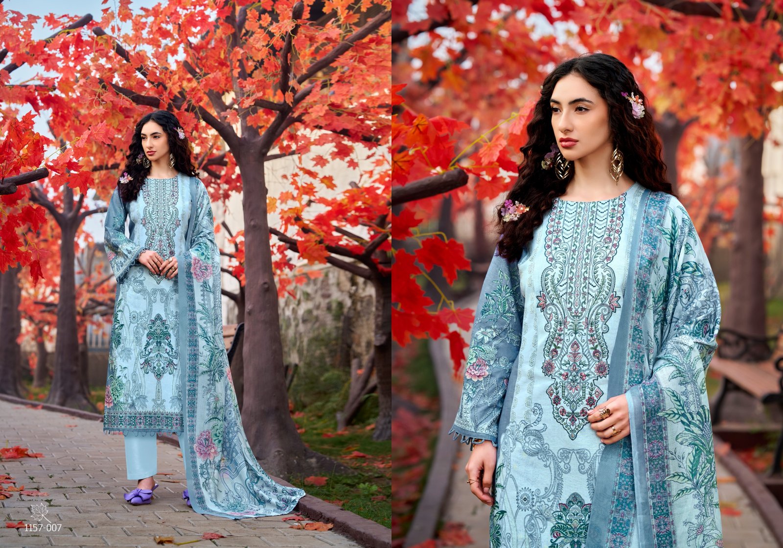 NEEDLE WONDER VOL 15 ROMANI (Cotton Dupatta) - Image 13