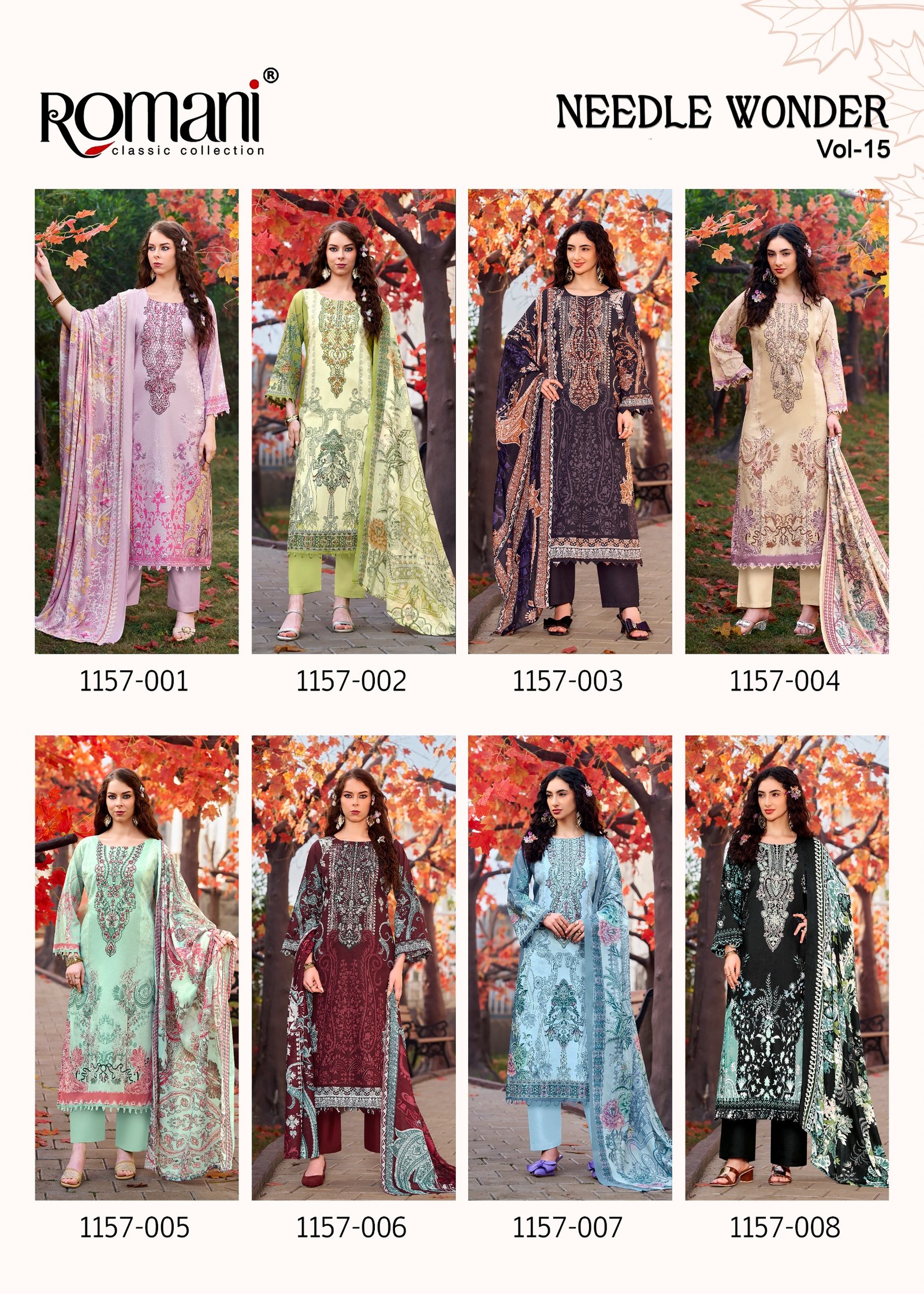 NEEDLE WONDER VOL 15 ROMANI (Cotton Dupatta) - Image 4