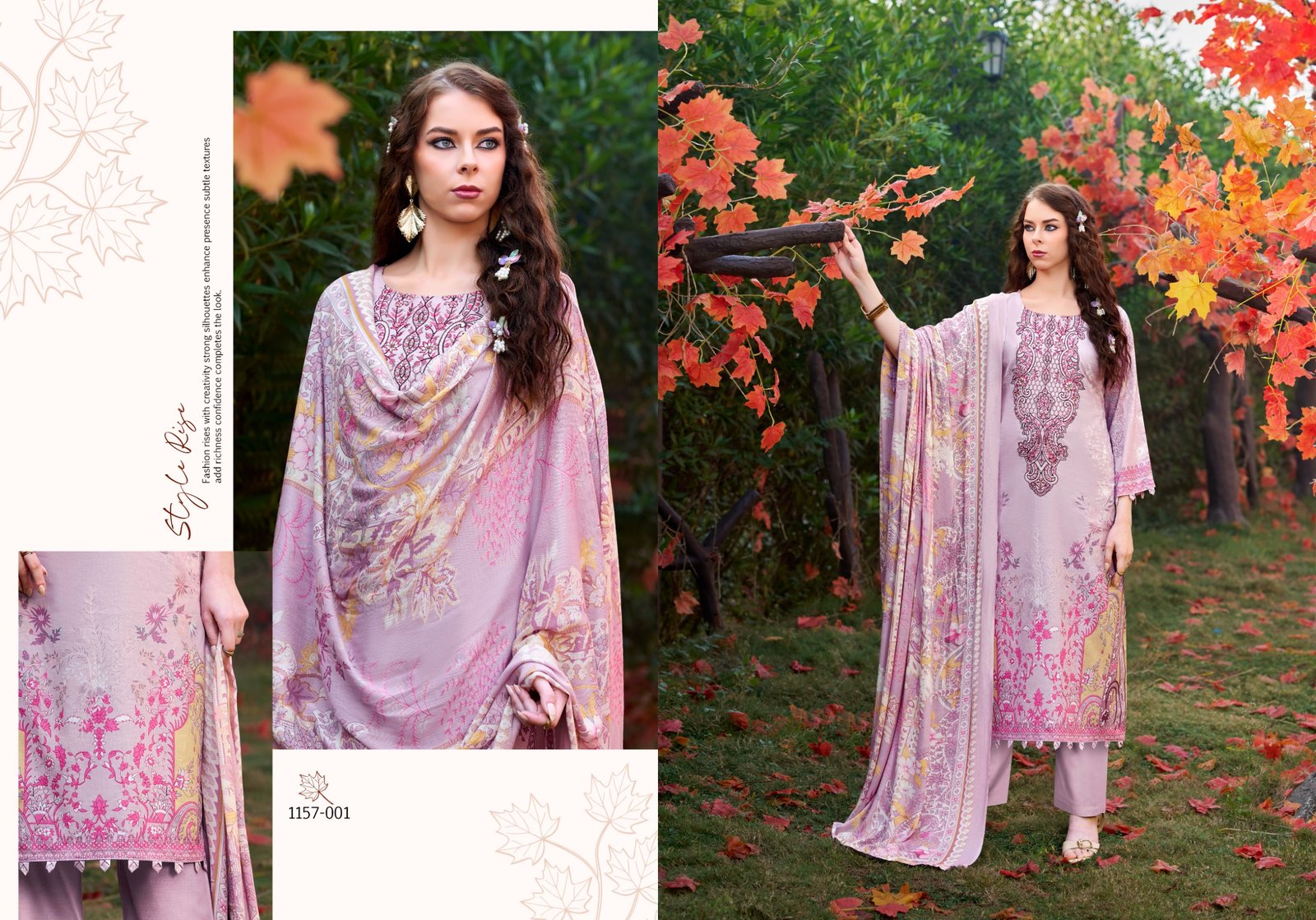 NEEDLE WONDER VOL 15 ROMANI (Cotton Dupatta) - Image 9