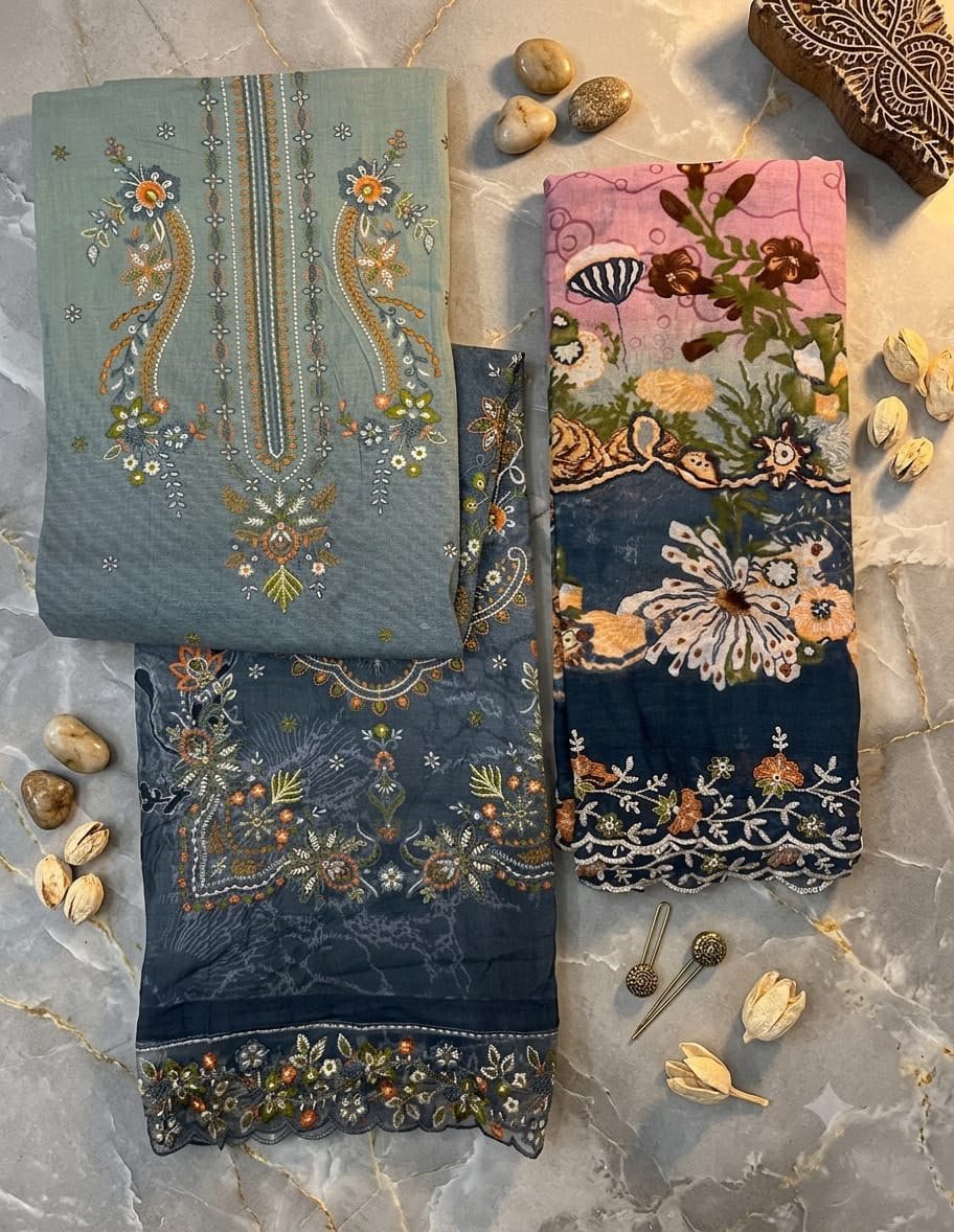 NOOR-E-ZARA HANIYA (Cotton Dupatta) - Image 7