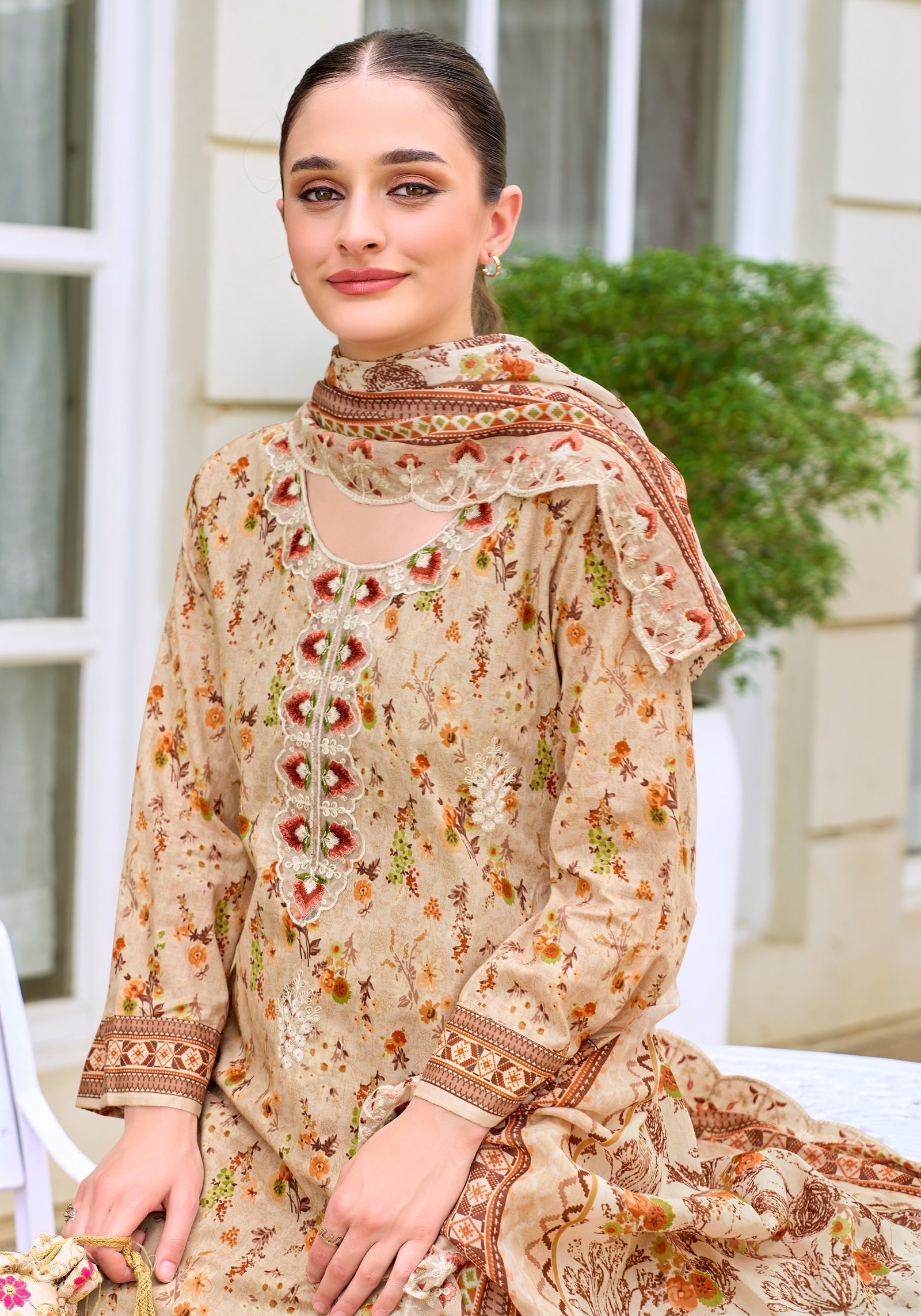 RABIA BUTT ALOK (Cotton Dupatta) - Image 11