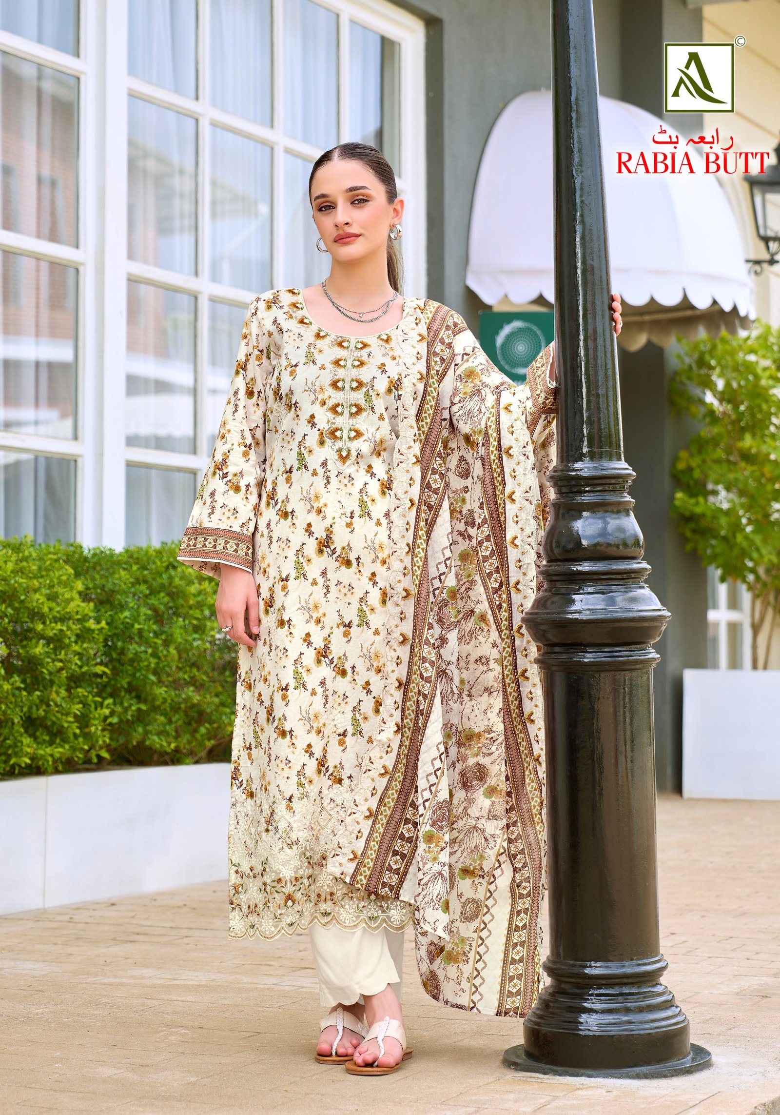 RABIA BUTT ALOK (Cotton Dupatta) - Image 9