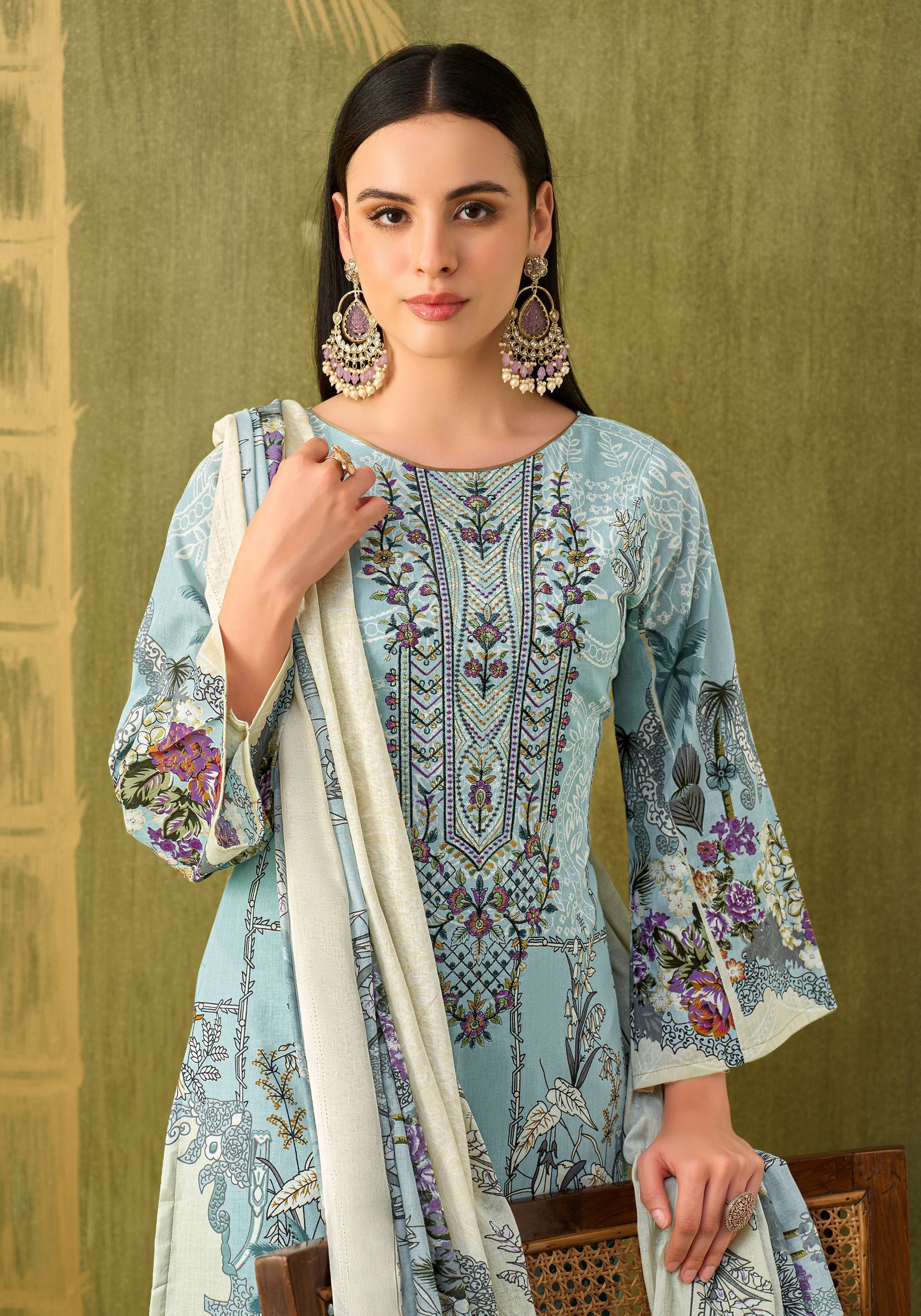 RIHAANA 21 ALOK (Cotton Dupatta) - Image 11