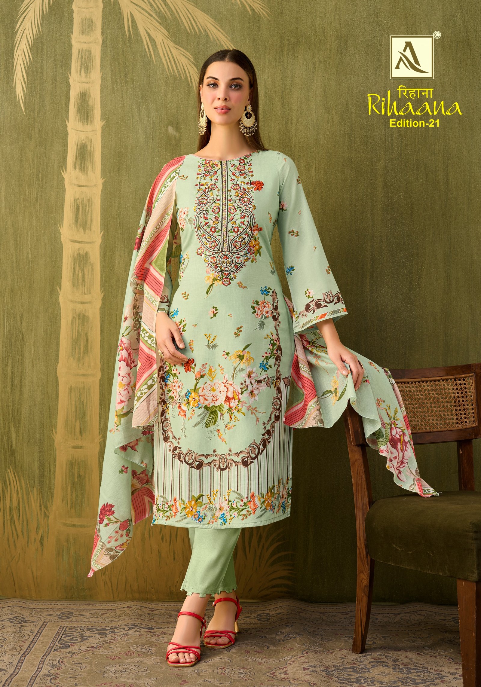 RIHAANA 21 ALOK (Cotton Dupatta) - Image 15