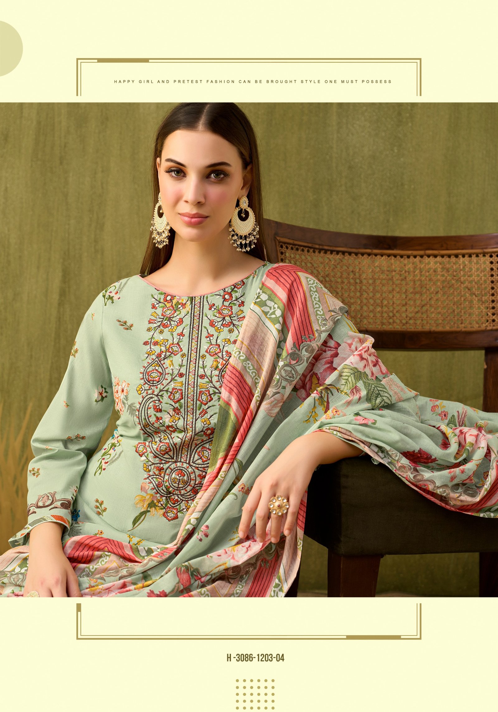 RIHAANA 21 ALOK (Cotton Dupatta) - Image 4