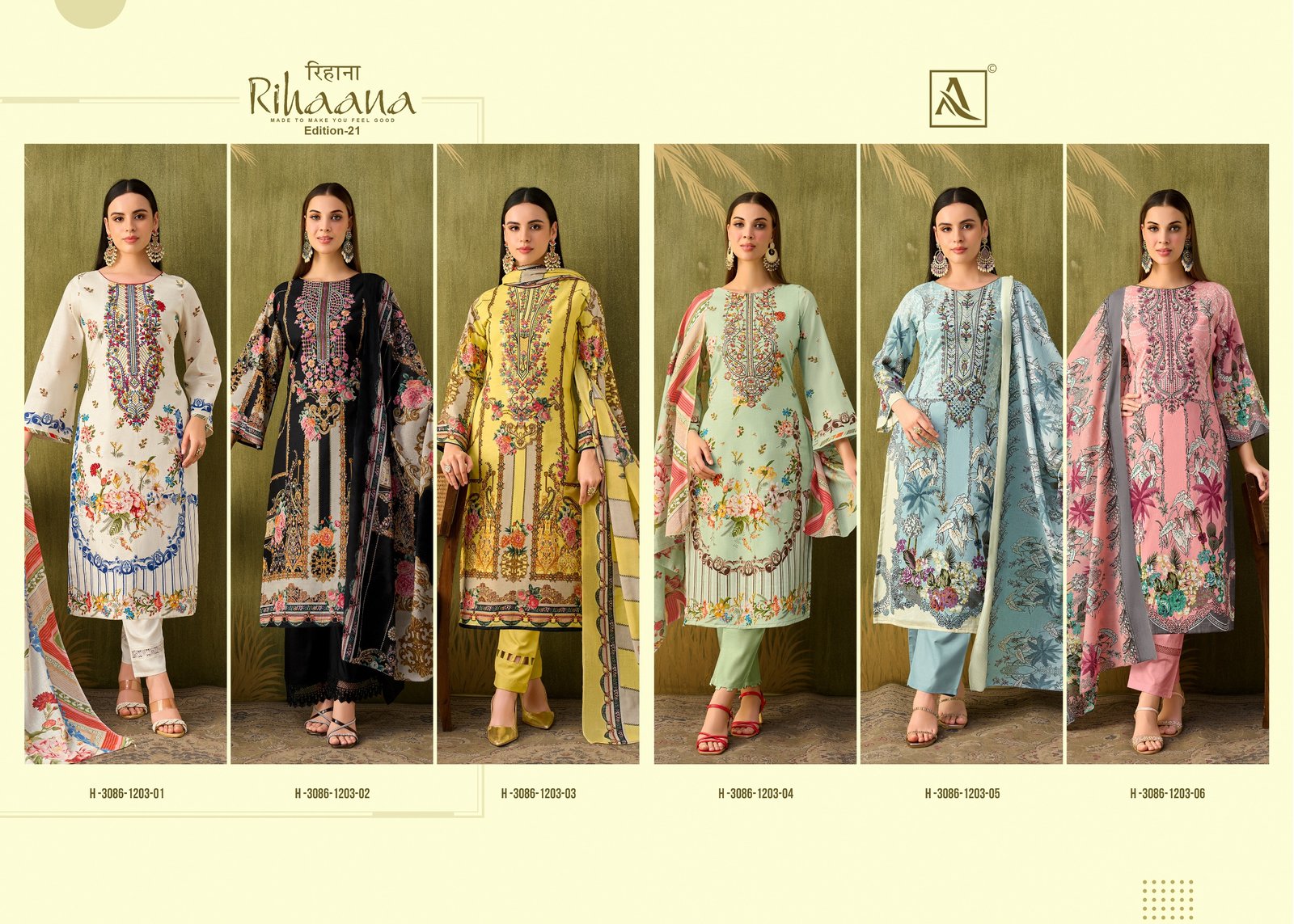RIHAANA 21 ALOK (Cotton Dupatta) - Image 17