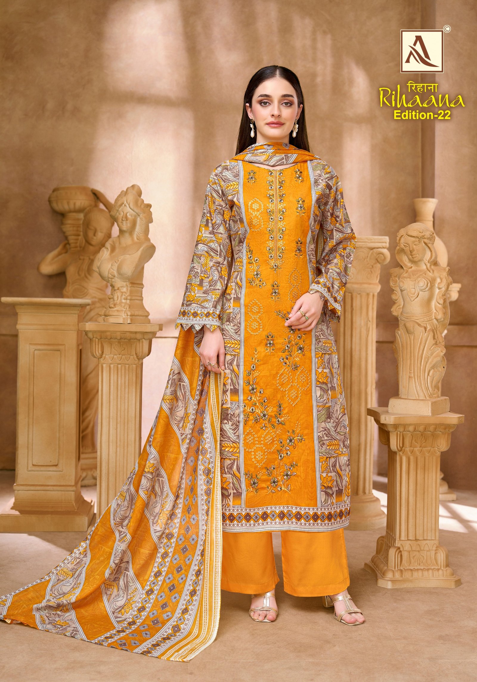 RIHAANA 22 ALOK (Cotton Dupatta) - Image 14