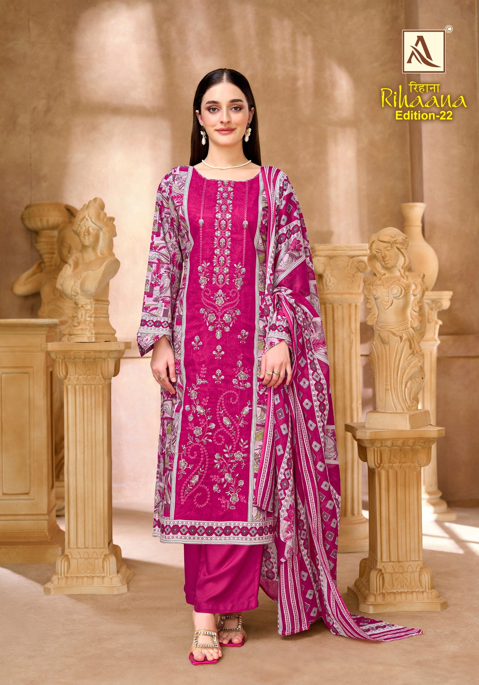 RIHAANA 22 ALOK (Cotton Dupatta) - Image 3