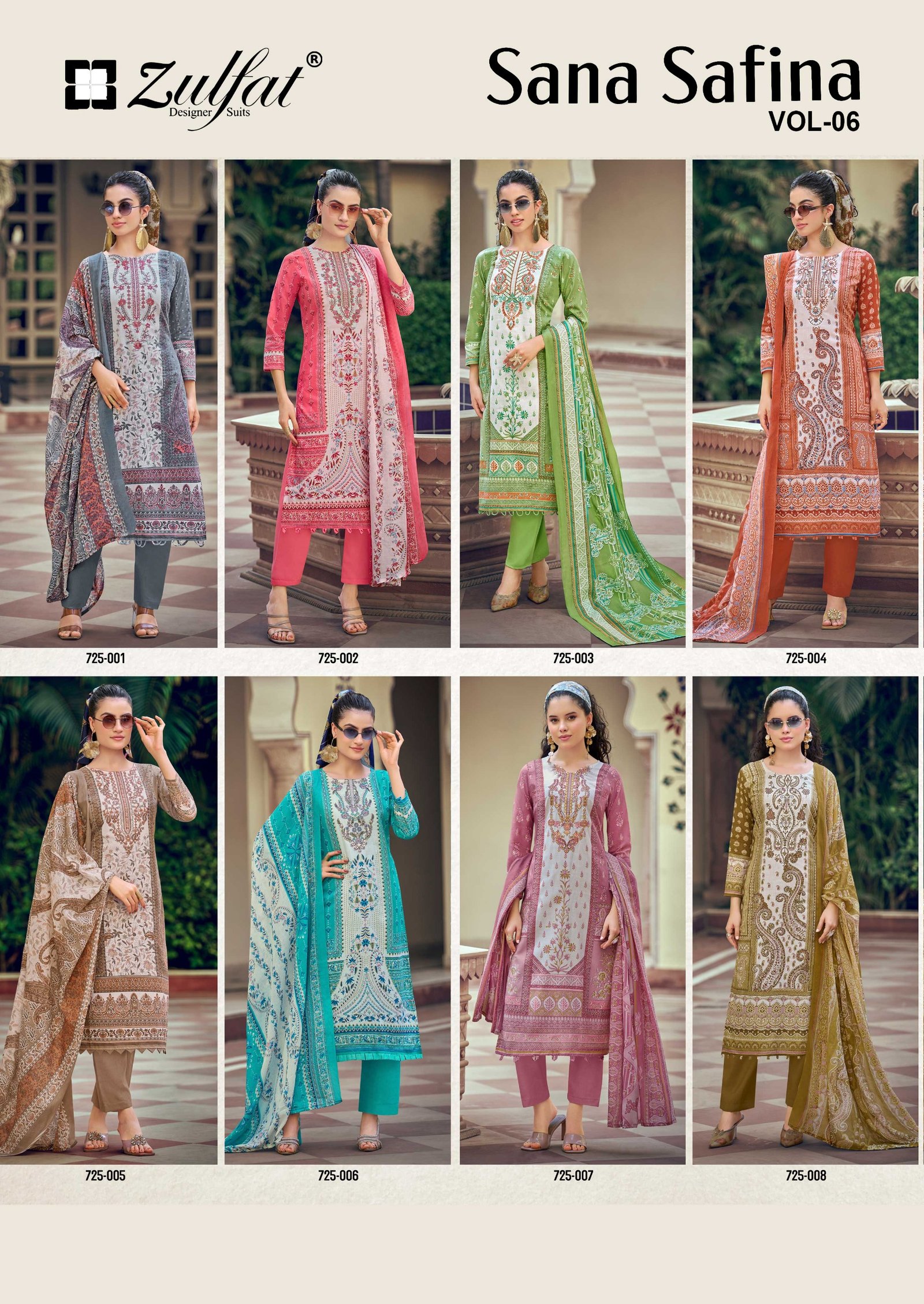 SANA SAFINA VOL 6 ZULFAT (Cotton Dupatta) - Image 8