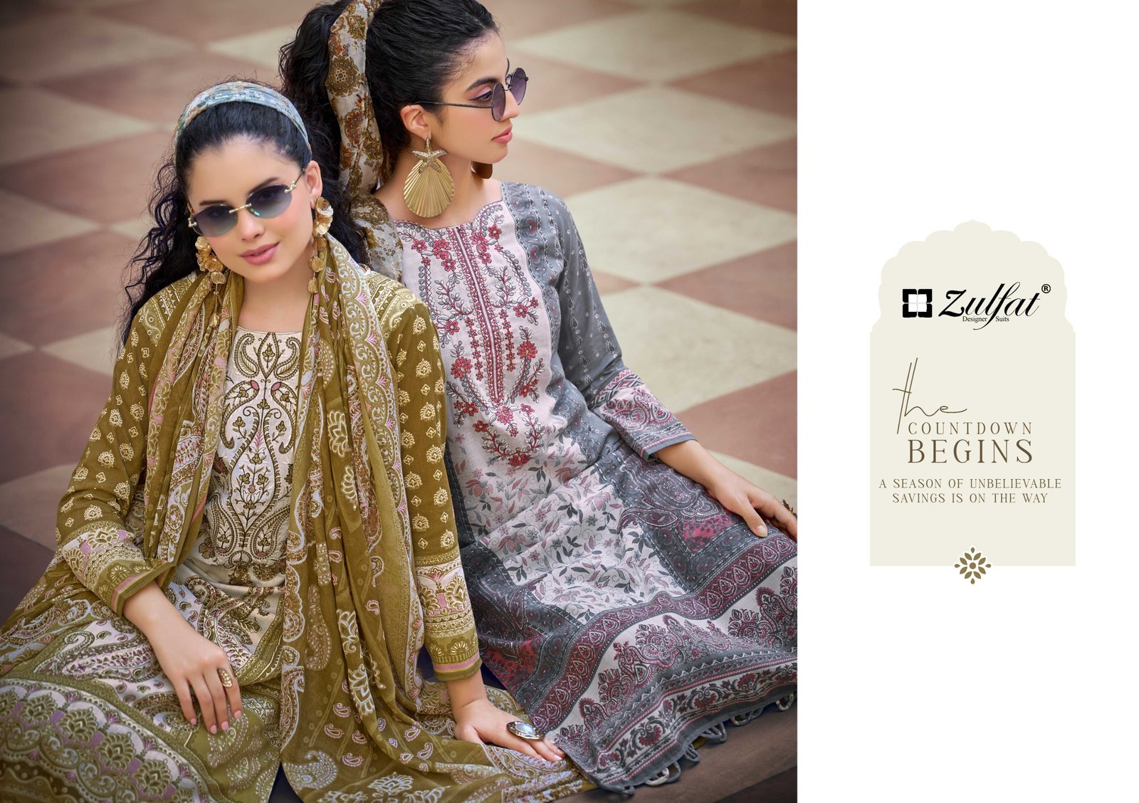 SANA SAFINA VOL 6 ZULFAT (Cotton Dupatta) - Image 9
