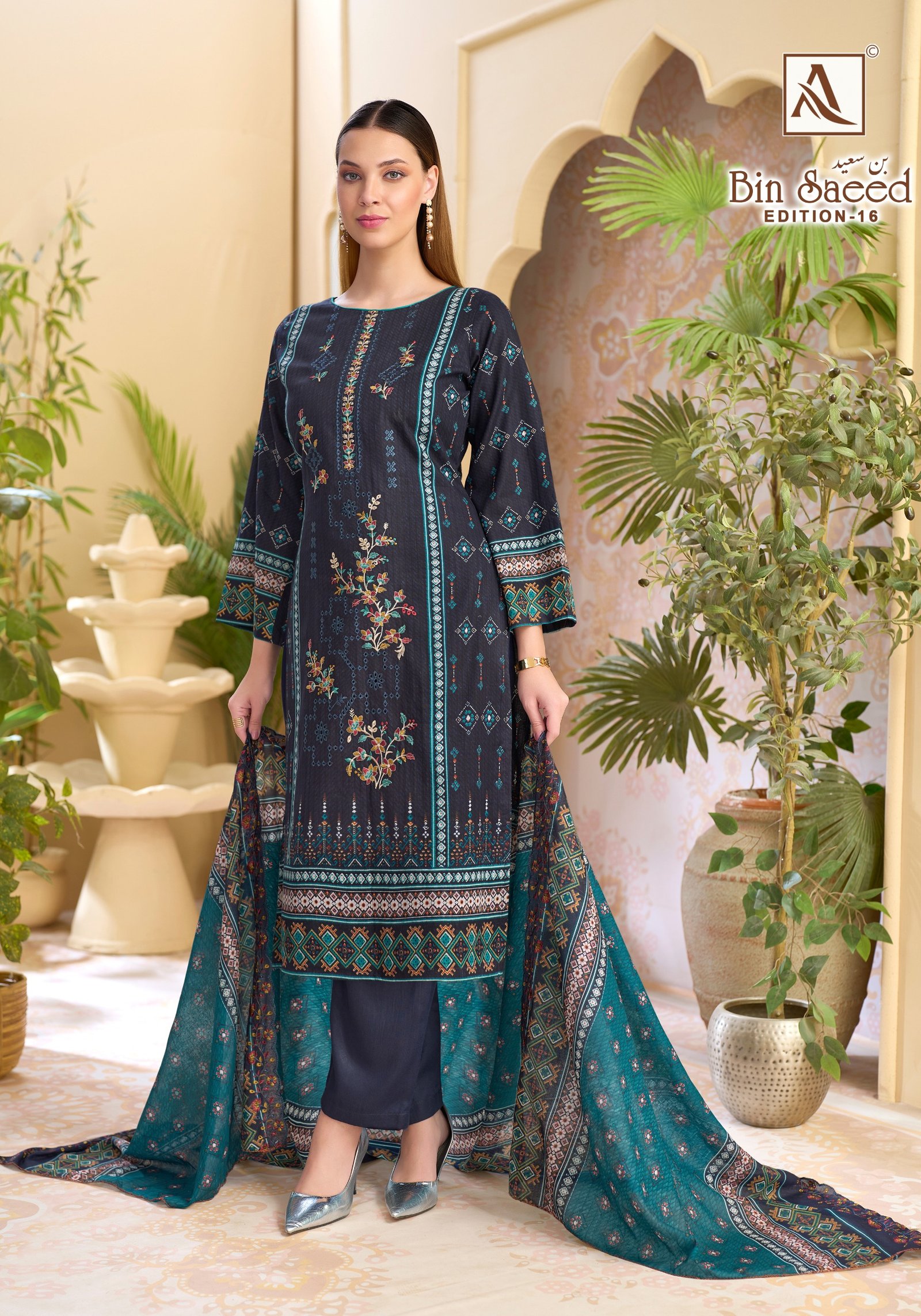 BIN SAEED 16 ALOK (Cotton Dupatta) - Image 11