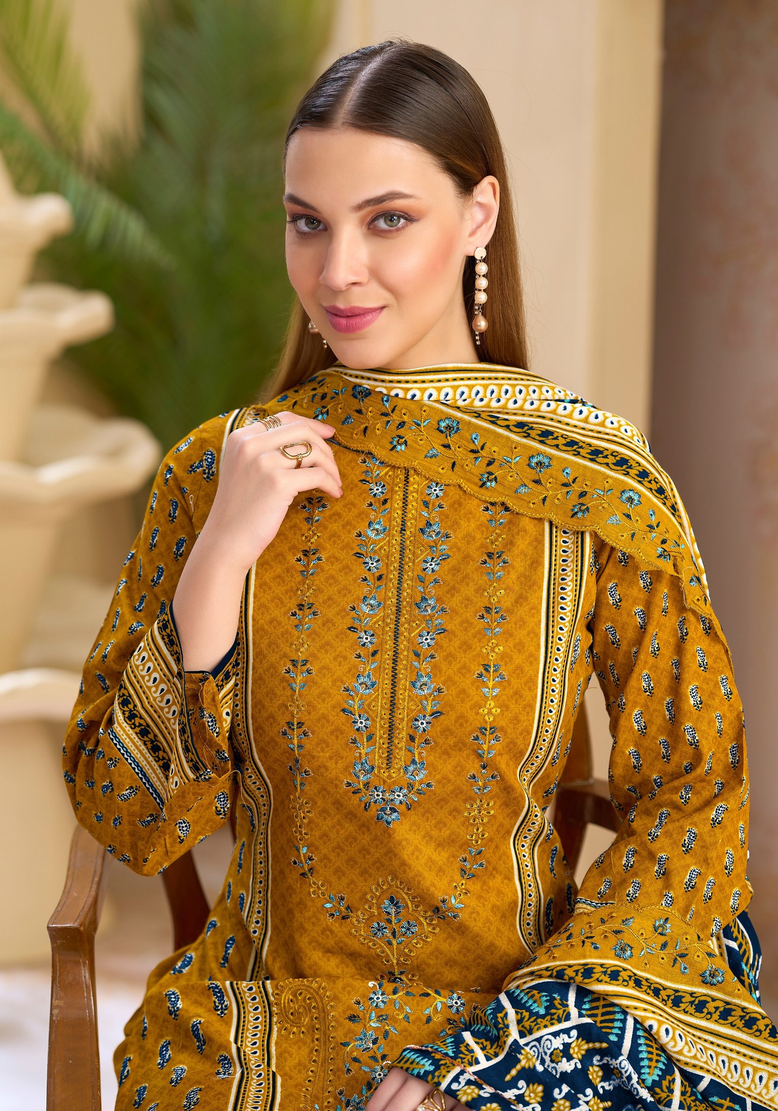 BIN SAEED 16 ALOK (Cotton Dupatta) - Image 13