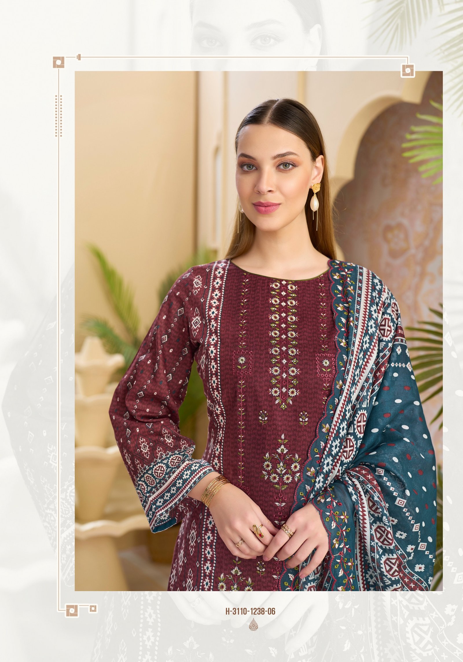 BIN SAEED 16 ALOK (Cotton Dupatta) - Image 17