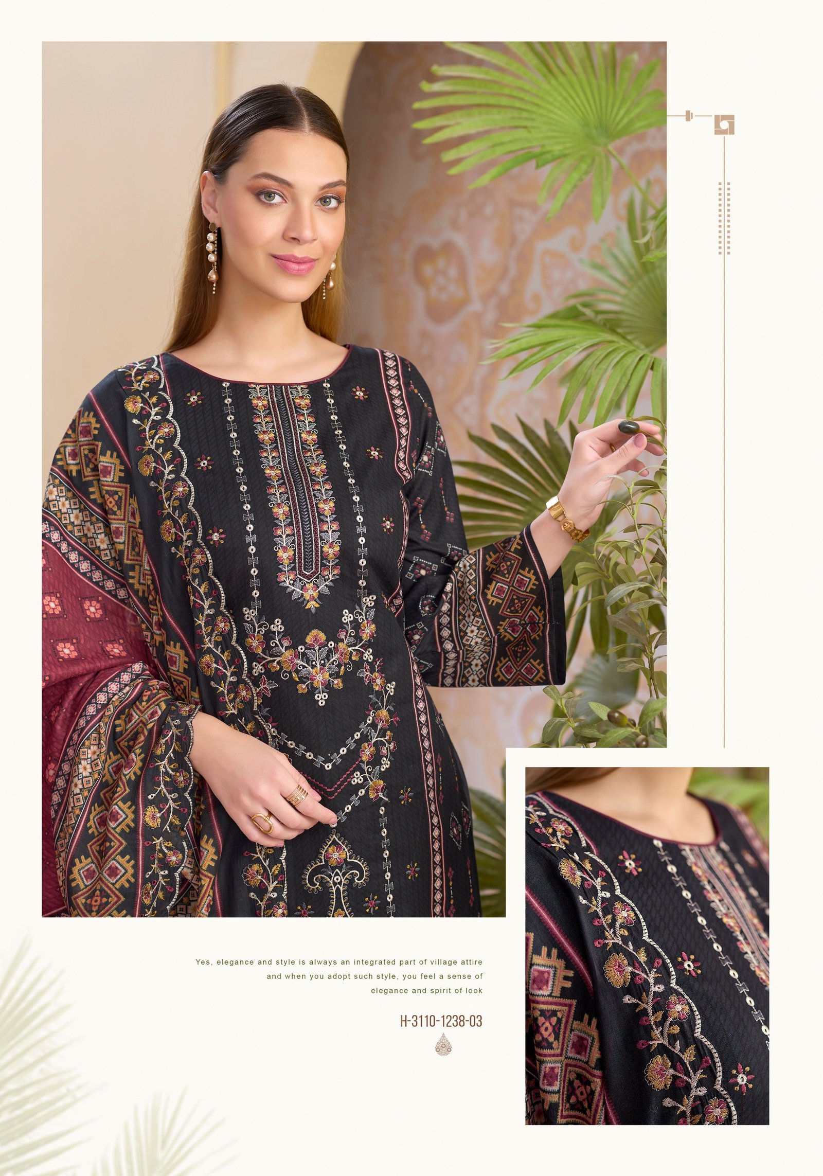 BIN SAEED 16 ALOK (Cotton Dupatta) - Image 5