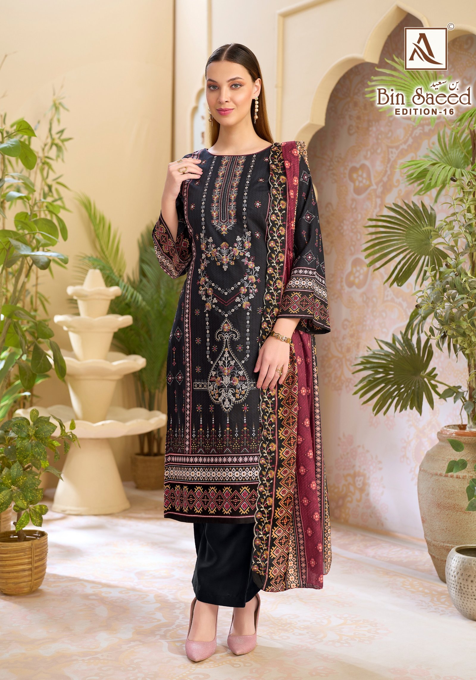 BIN SAEED 16 ALOK (Cotton Dupatta) - Image 6