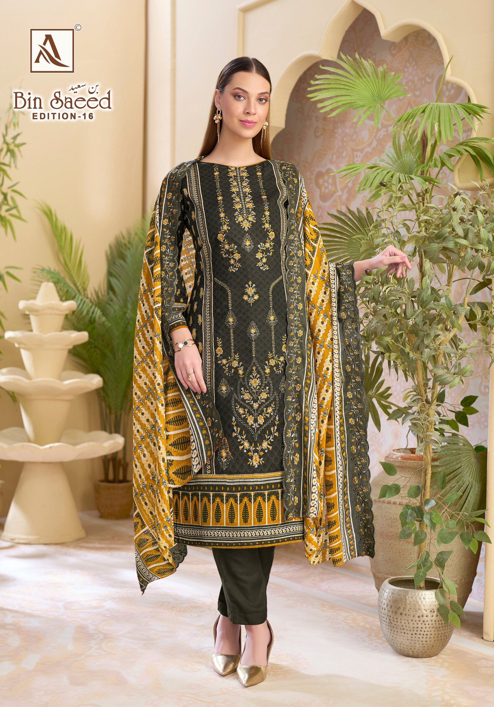 BIN SAEED 16 ALOK (Cotton Dupatta) - Image 7