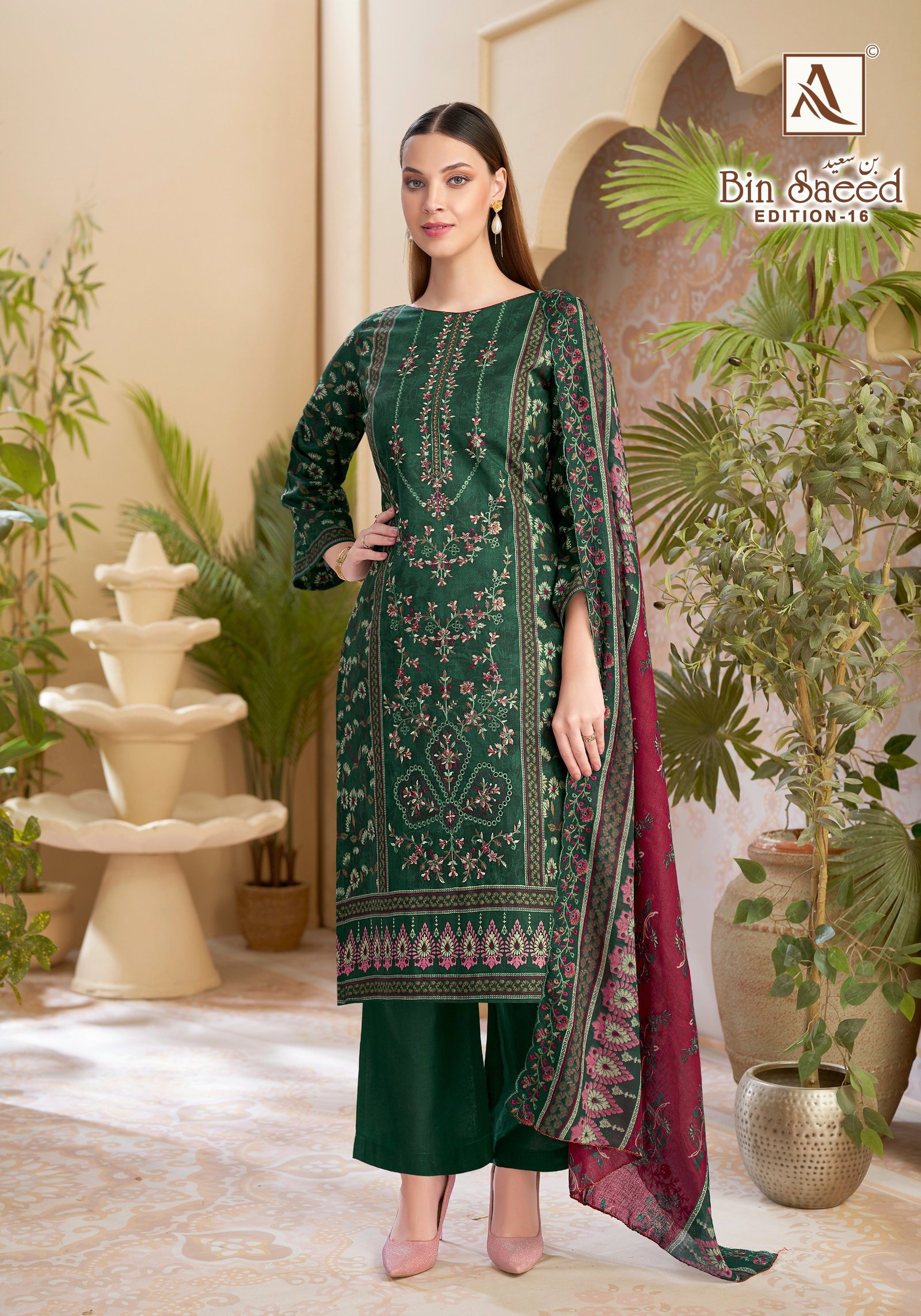 BIN SAEED 16 ALOK (Cotton Dupatta) - Image 9