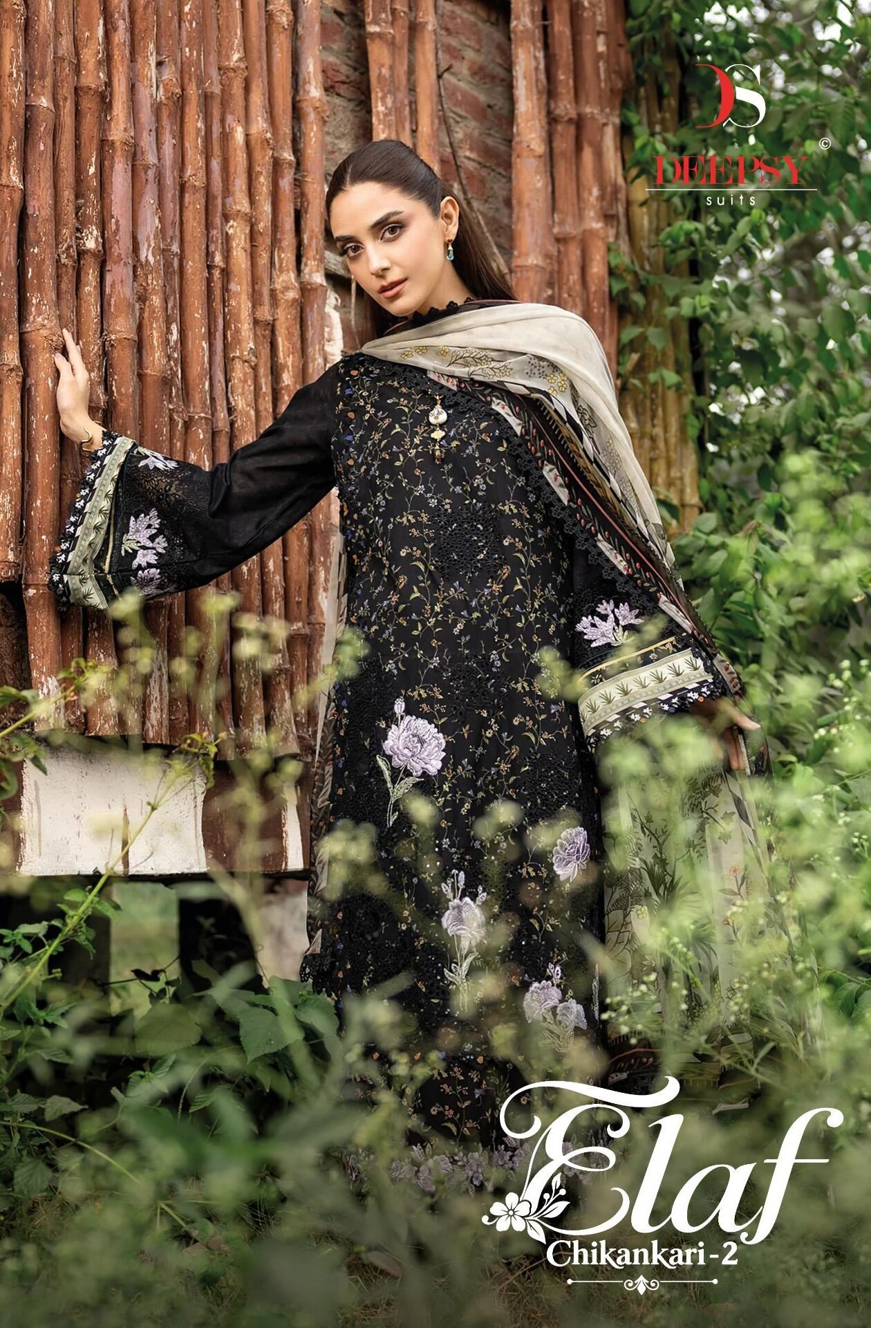 ELAF CHIKANKARI 2 BY DEEPSY SUITS