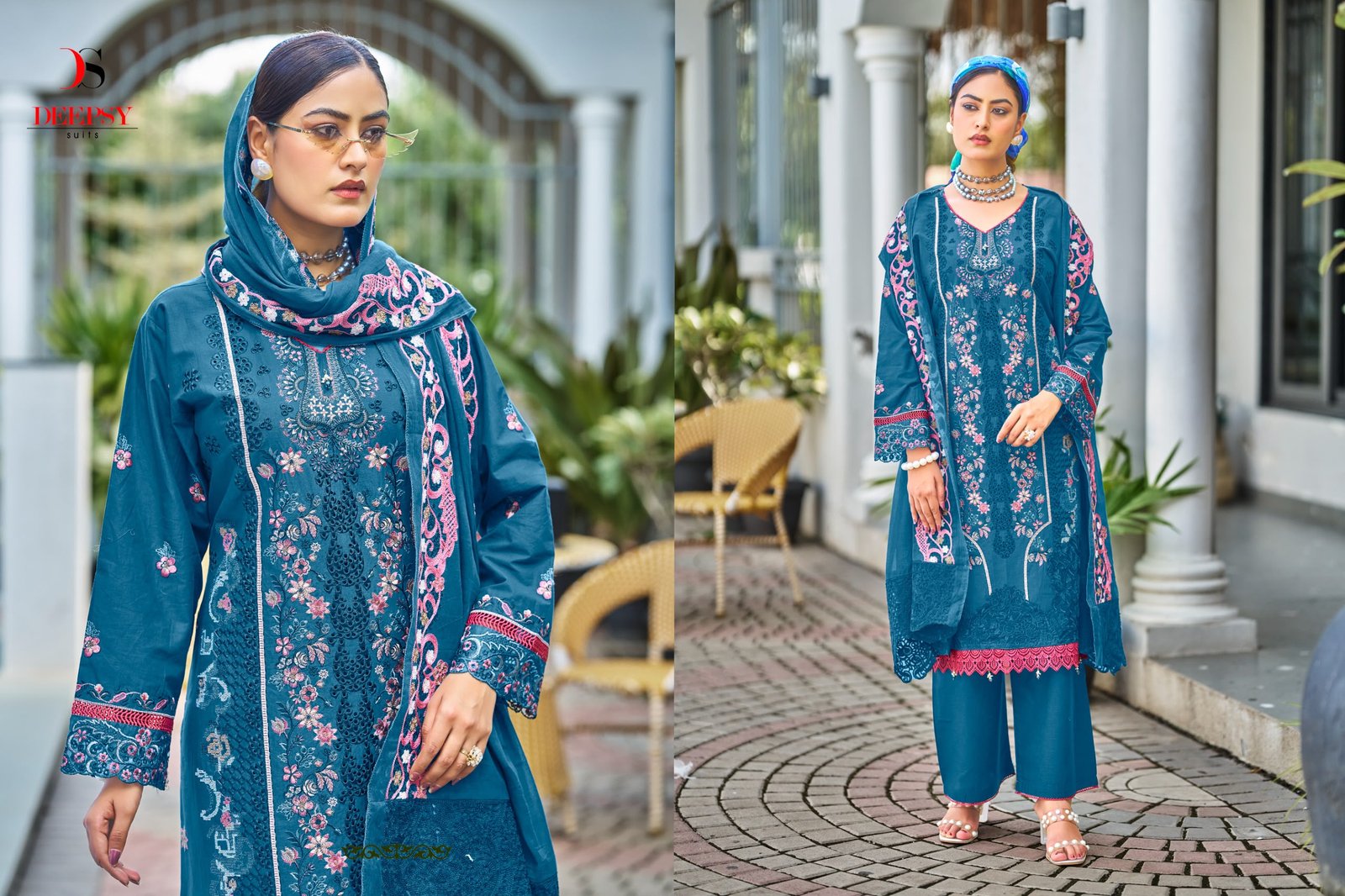 ELAF PREMIUM 11 LUXURY LAWN BY DEEPSY SUITS (Cotton Dupatta) - Image 5