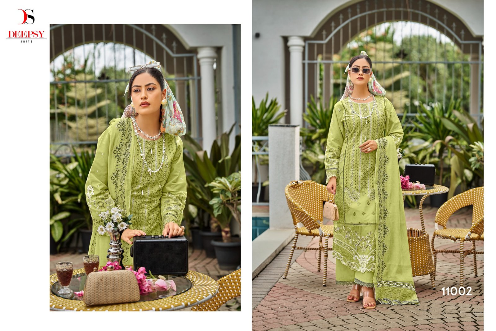 ELAF PREMIUM 11 LUXURY LAWN BY DEEPSY SUITS (Cotton Dupatta) - Image 7