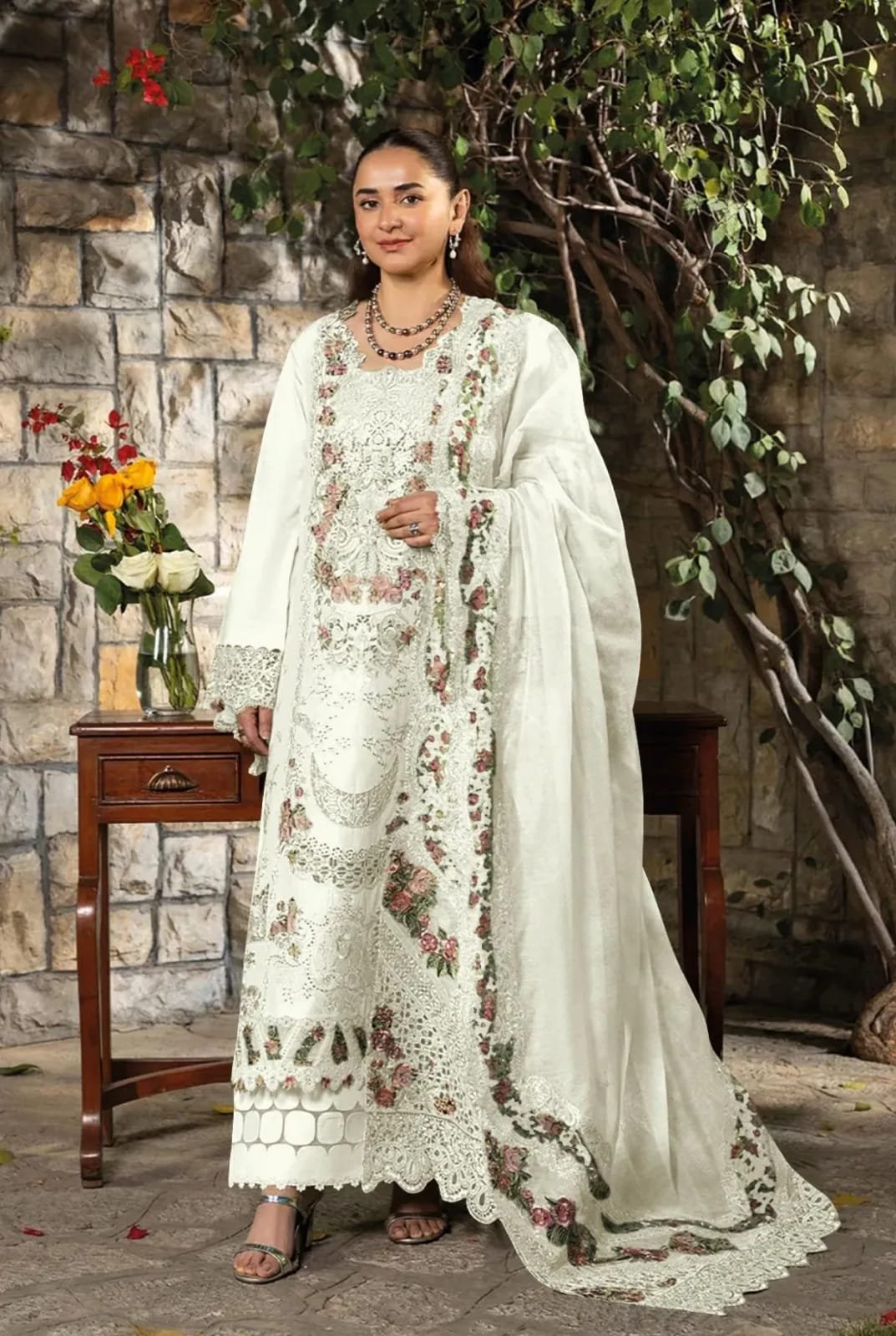 ELAF PREMIUM 3 LUXURY LAWN BY DEEPSY SUITS 1745 (Cotton Dupatta) - Image 6