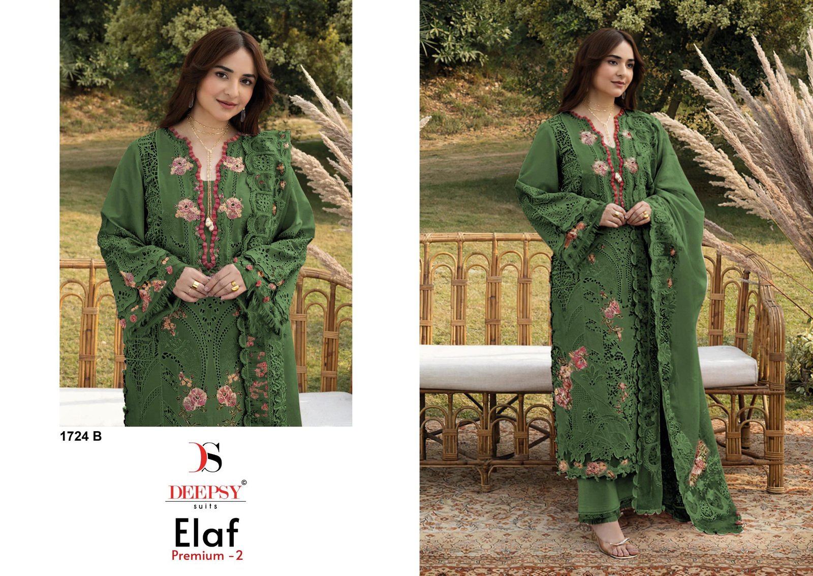 ELAF PREMIUM LUXURY LAWN BY DEEPSY SUITS 1724 ABCDE