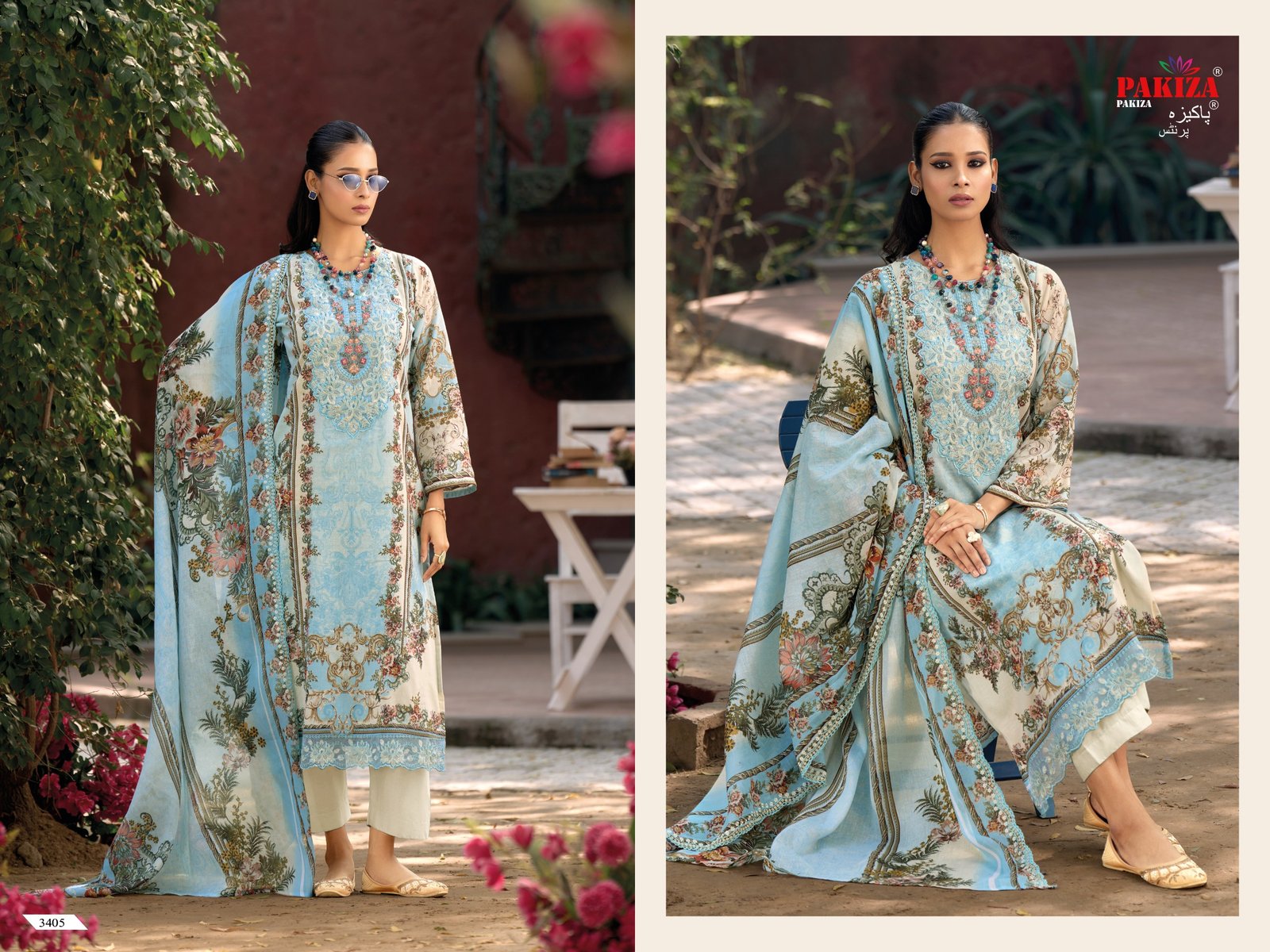 HANIA HIBA VOL 34 PAKIZA (Cotton Dupatta) - Image 10