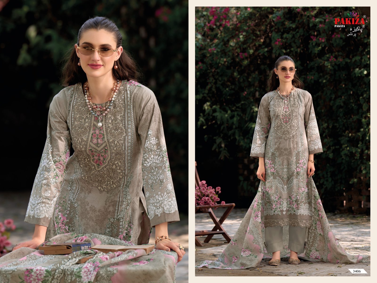 HANIA HIBA VOL 34 PAKIZA (Cotton Dupatta) - Image 4