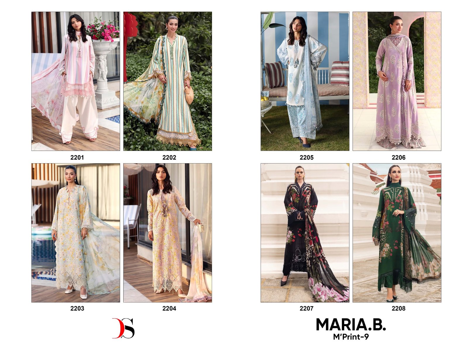 MARIA B MPRINT 9 BY DEEPSY SUITS (Cotton Dupatta) - Image 11