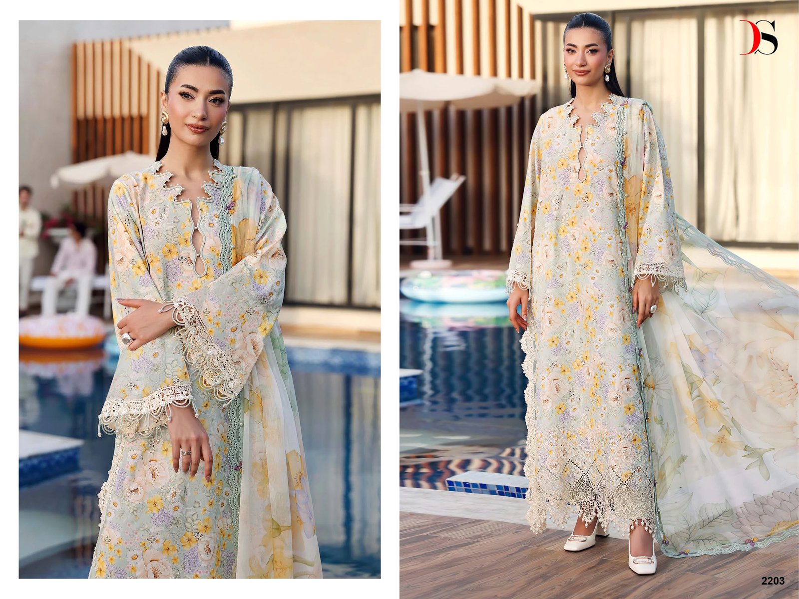 MARIA B MPRINT 9 BY DEEPSY SUITS (Cotton Dupatta) - Image 13